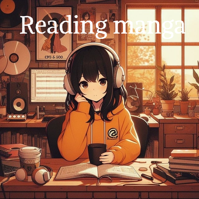 Reading manga